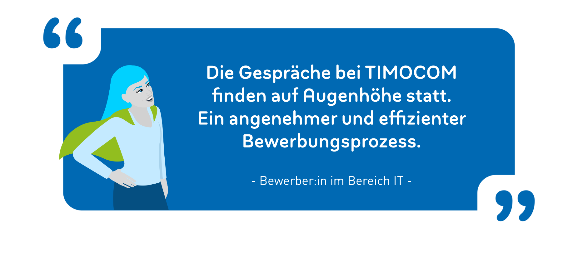 Bewerbungsprozess-Kommentar: Augenhöhe