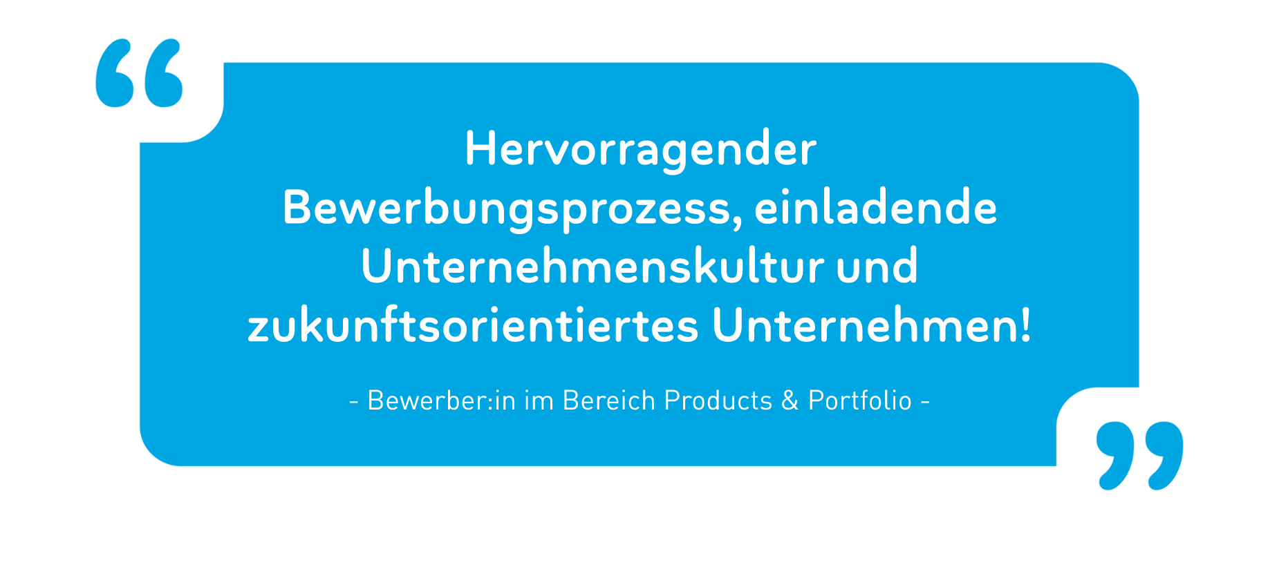 Bewerbungsprozess-Kommentar: Zielorientiertes Unternehmen